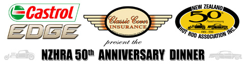 Castrol Edge & Classic Cover Insurance Ltd NZHRA 50th Anniversary Dinner