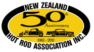 2012 N.Z Hot Rod Association National Hot Rod Show NZHRA 50th Logo NZHRA_50th_Logo