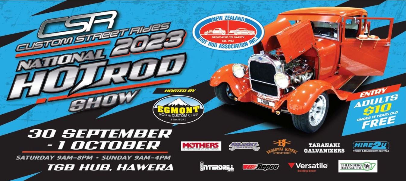 NZHRA 2023 National Show - Hawera - Hosted by Egmont R&CC